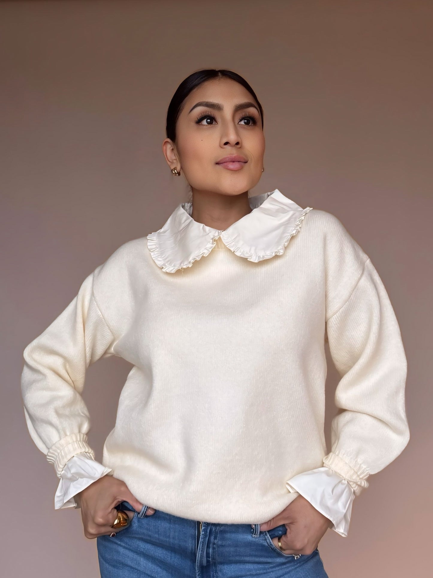 Susy Collared Sweater