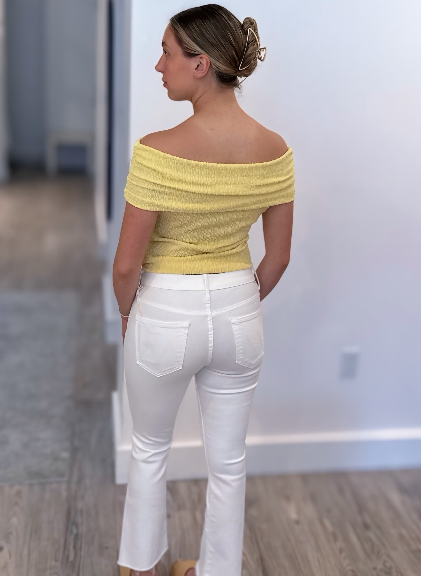 Off The Shoulder Knit Top