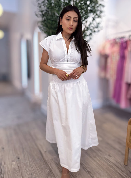 Collared Maxi Dress