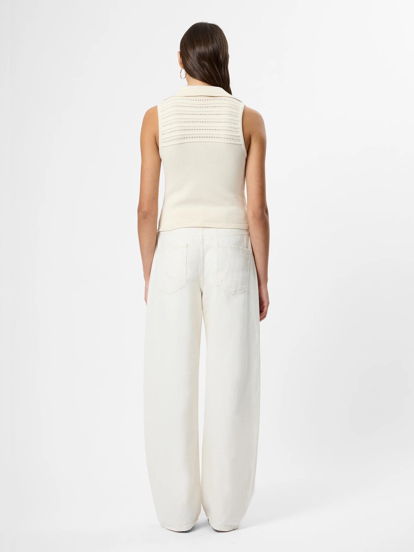 FC OPEN STRIPE HALTER TOP
