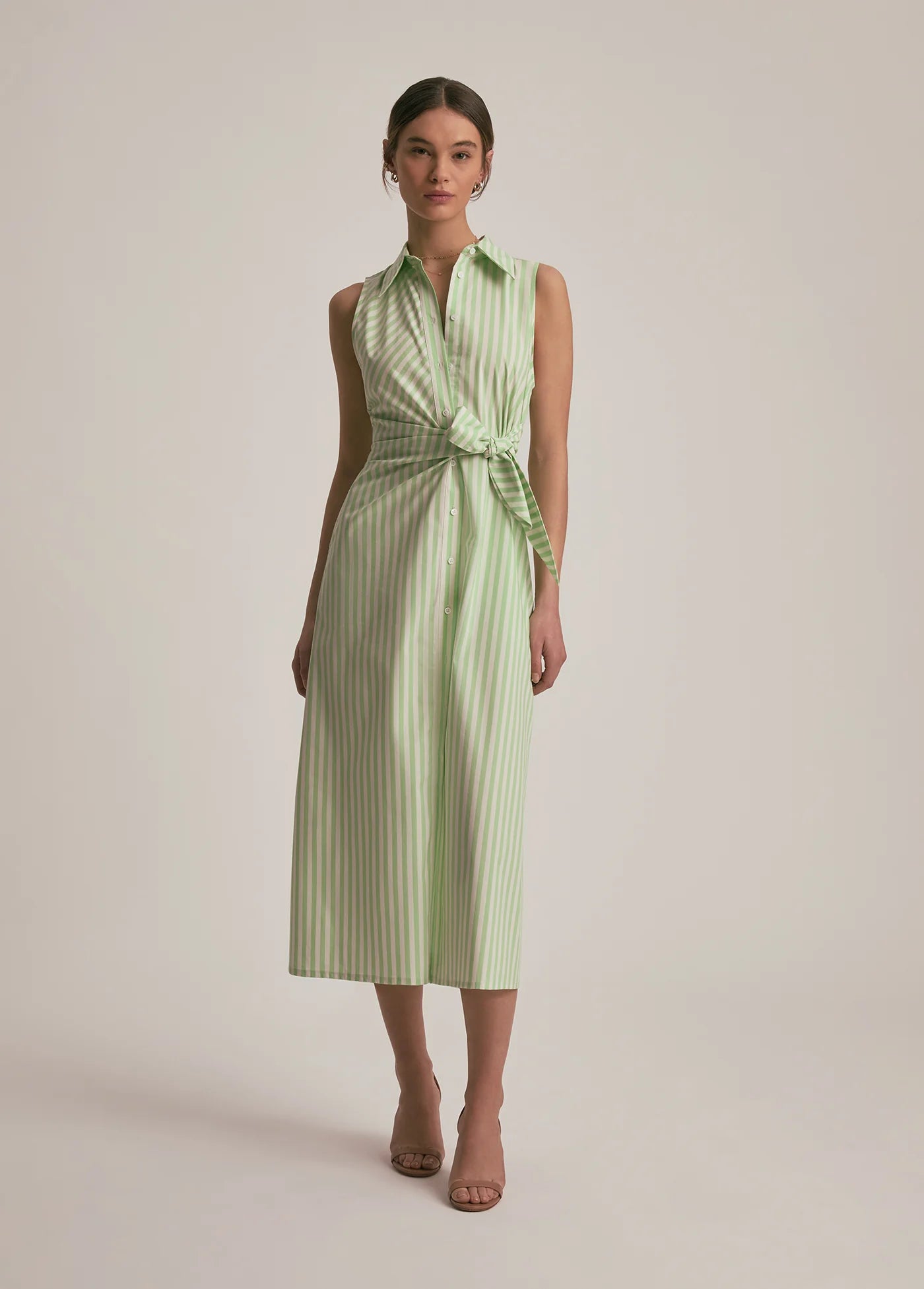 Lori Side Tie Belt Dress