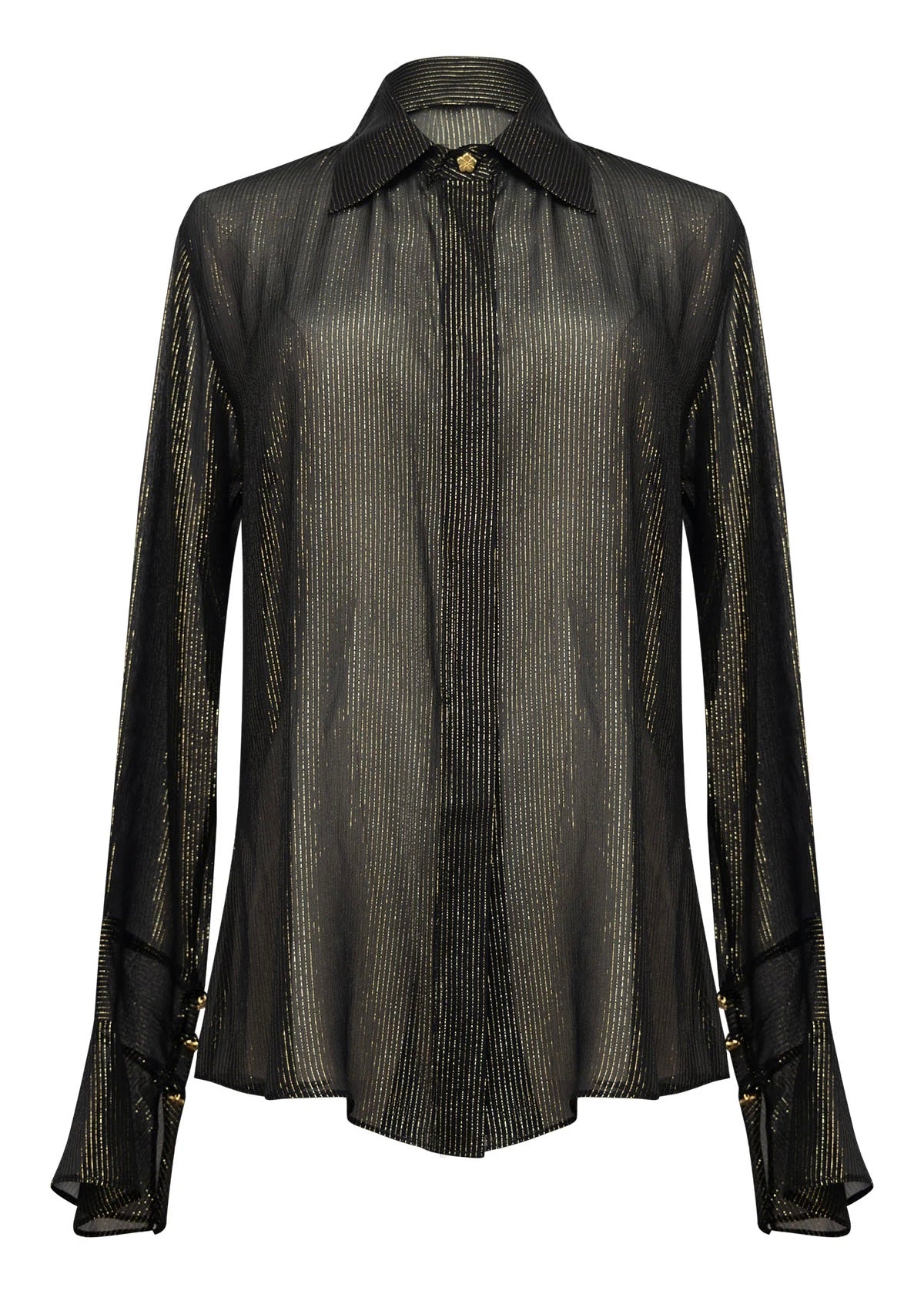 Kelly Silk Lurex Shirt