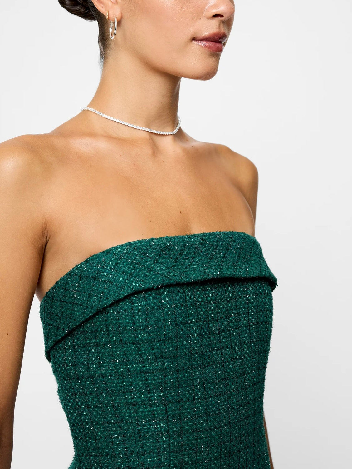 FC Shimmer Strapless Dress