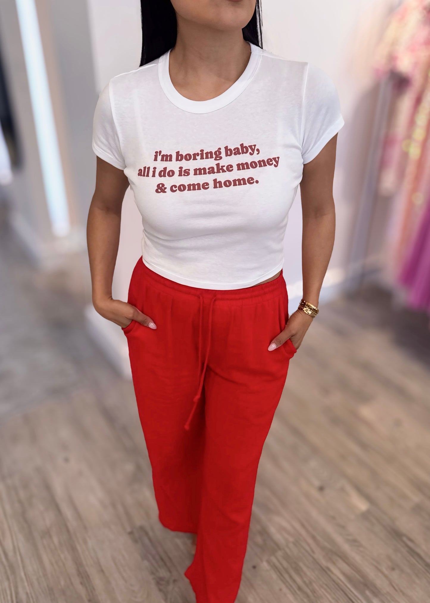 I’m Boring Baby Tee
