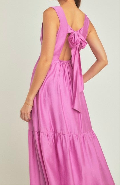 Orchid Front Button Dress