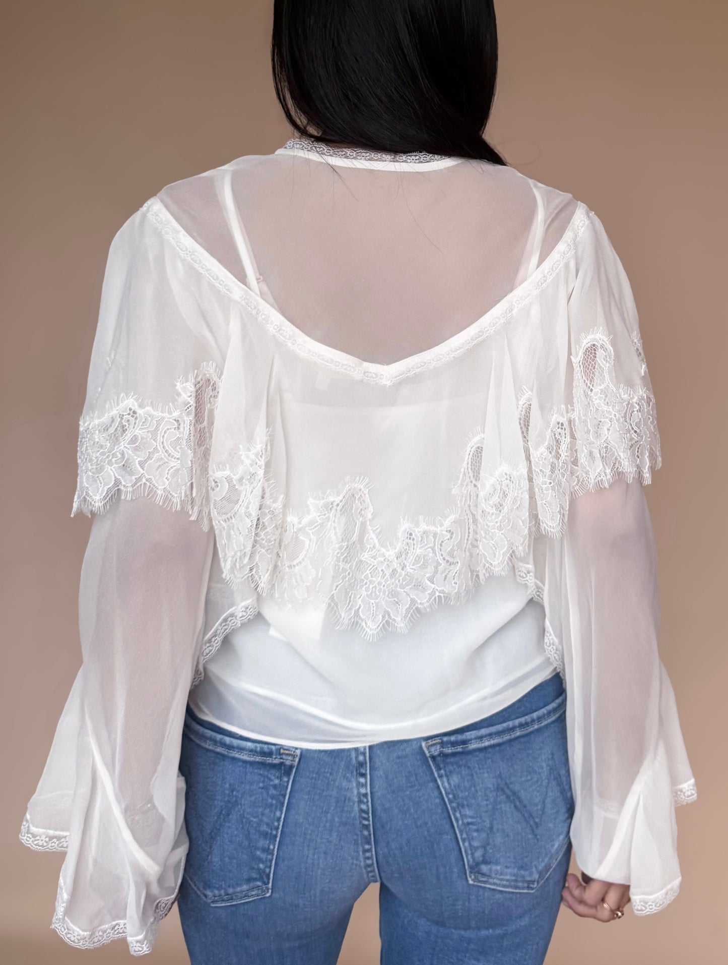 Silk Lace Blouse