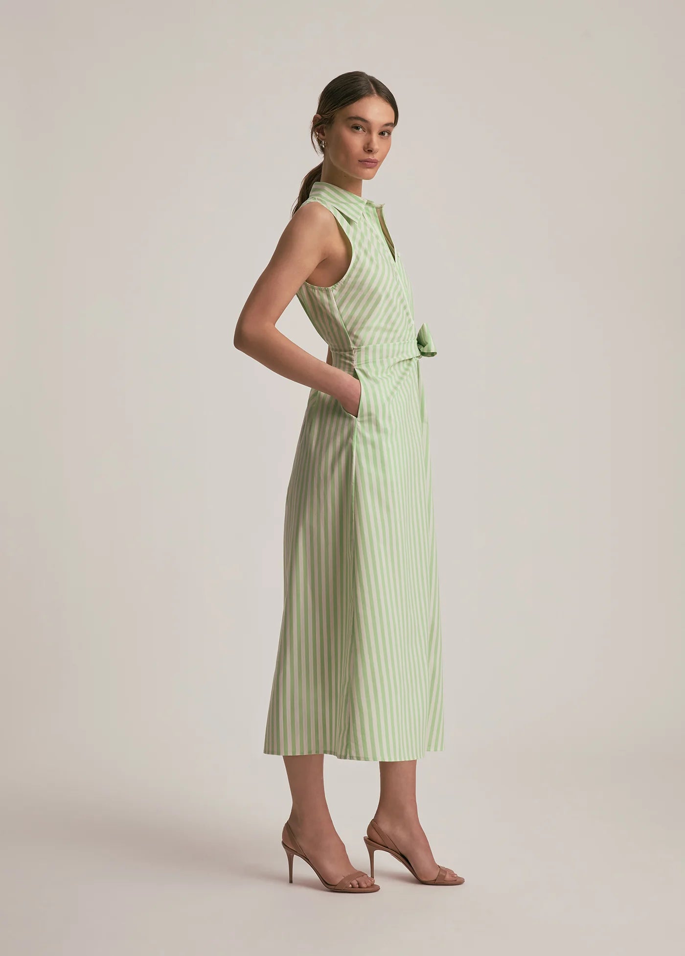 Lori Side Tie Belt Dress