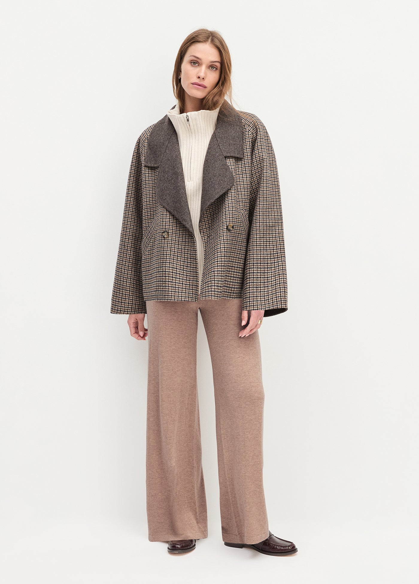 CAMERON DOUBLE-FACED WOOL BLEND COAT